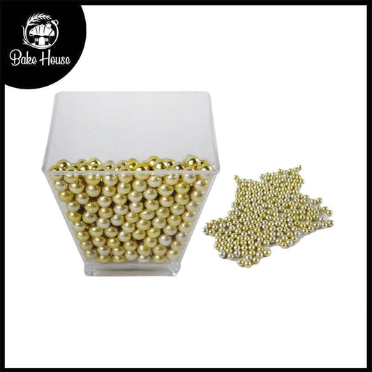 Medium Golden Edible Pearls 30g Pack Shade 01