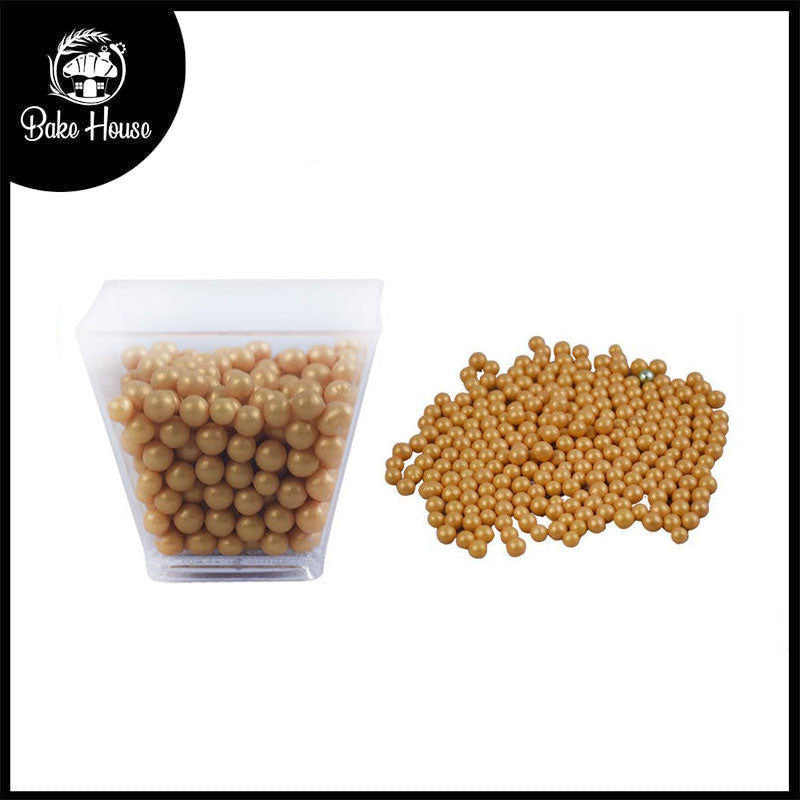 Medium Golden Edible Pearls 30g Pack Shade 02