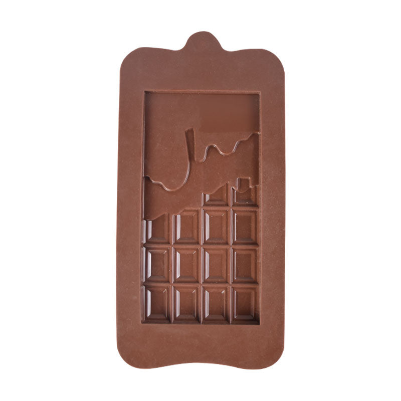 Melted Chocolate Bar Silicone Mold