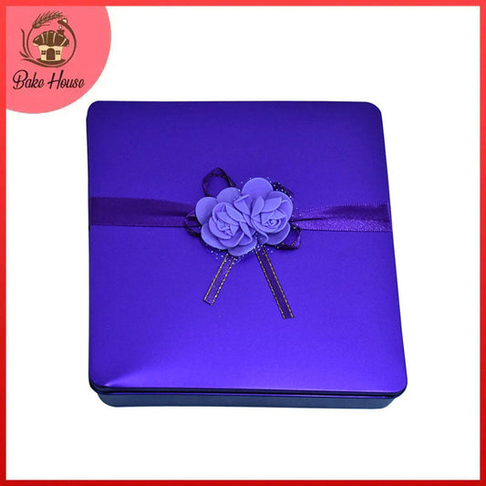 Metal Gift Box Purple