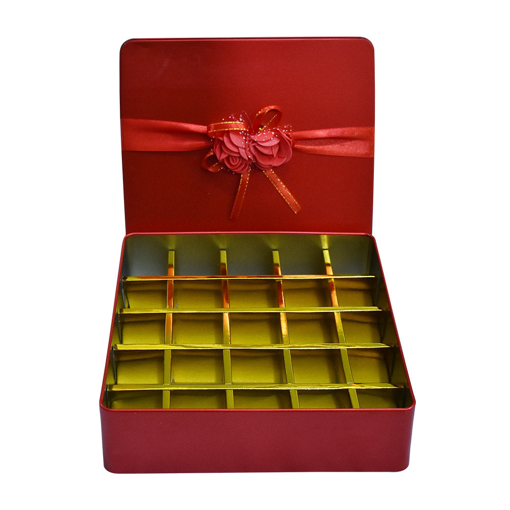 Metal Gift Box Red