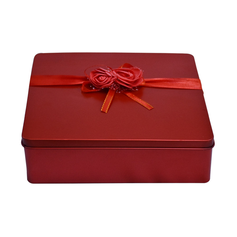 Metal Gift Box Red