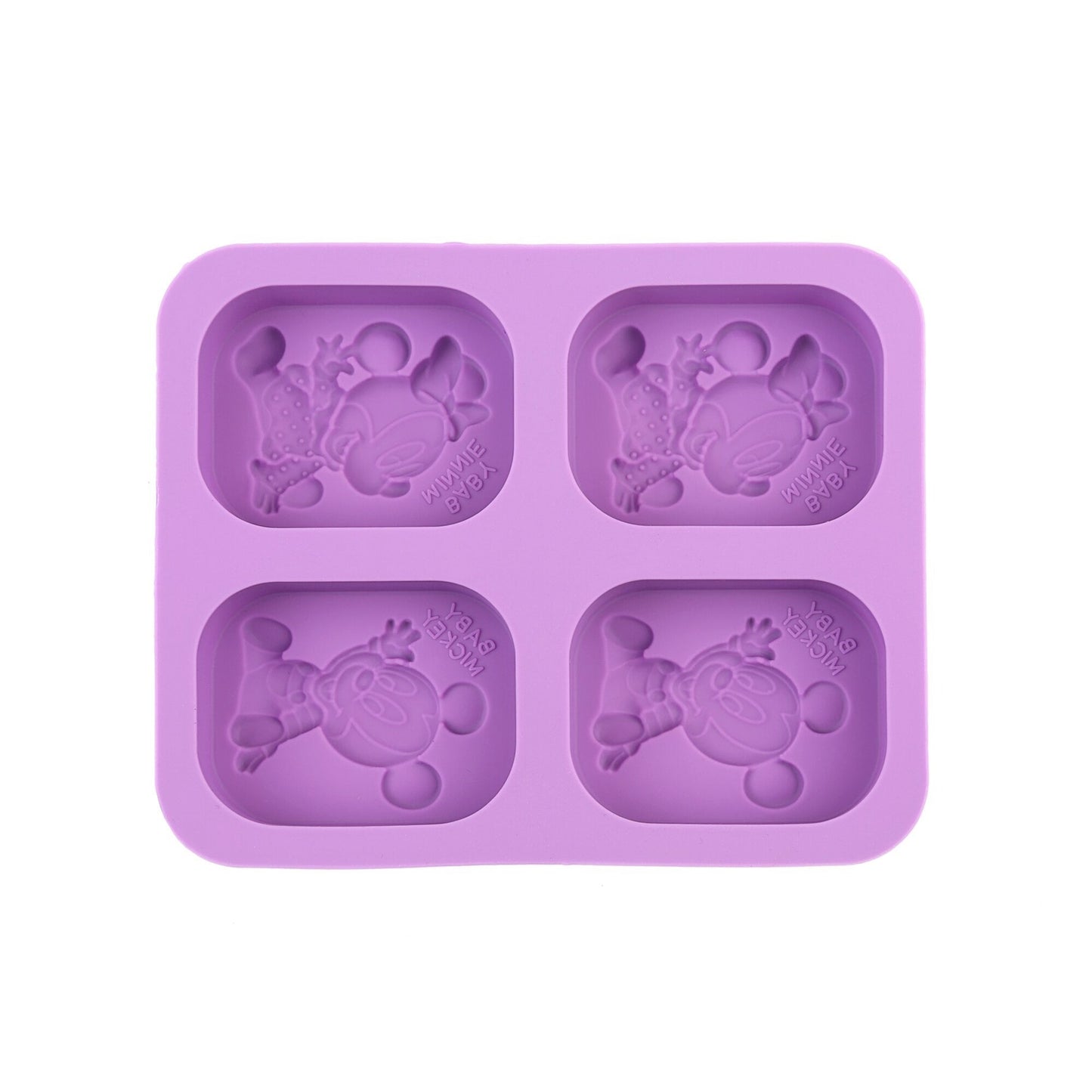 Mickey Mouse Baking & Soap Mold 4 Cavity