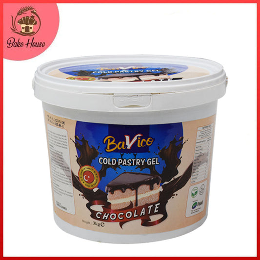 Milkyz Food Bavico Chocolate Cold Pastry Gel 3kg Bucket