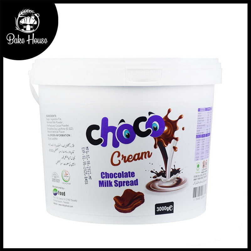 Milkyz Food Choco Cream Chocolate Milk Spread 3kg Bucket