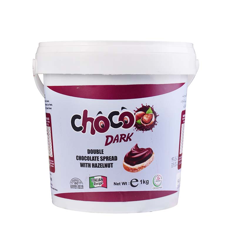 Milkyz Food Choco Dark Double Chocolate Spread With Hazelnut 1kg Bucket