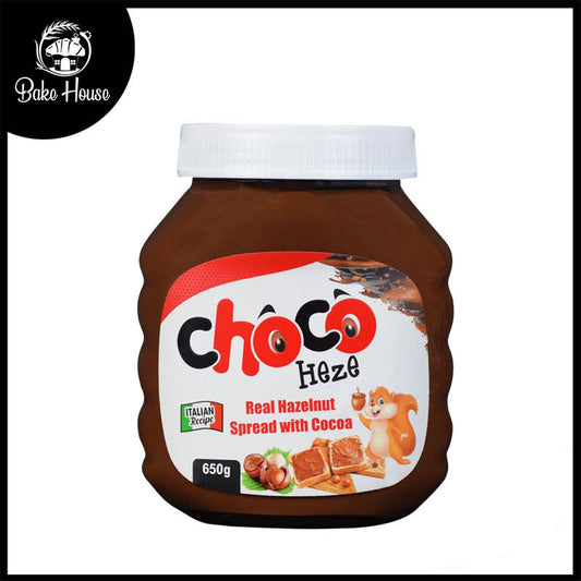 Milkyz Food Choco Heze Real Hazelnut Spread With Cocoa 650g Jar