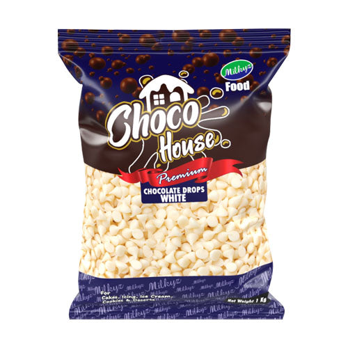 Milkyz Food Choco House White Chocolate Chip 1KG Pack