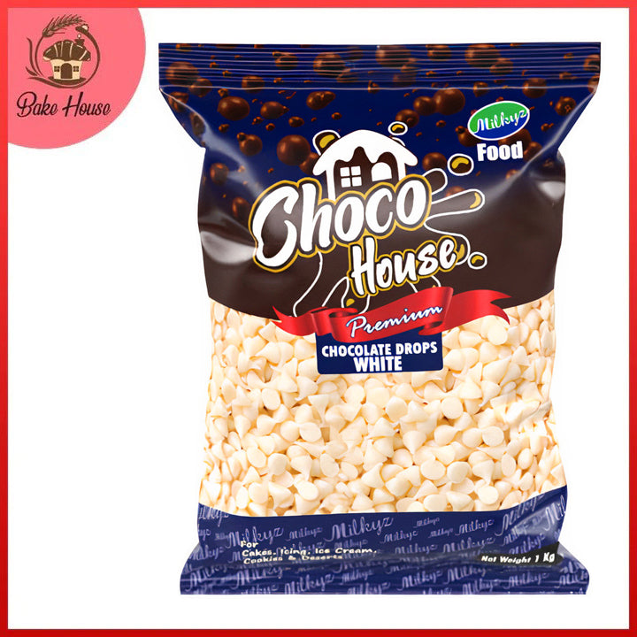 Milkyz Food Choco House White Chocolate Chip 1KG Pack