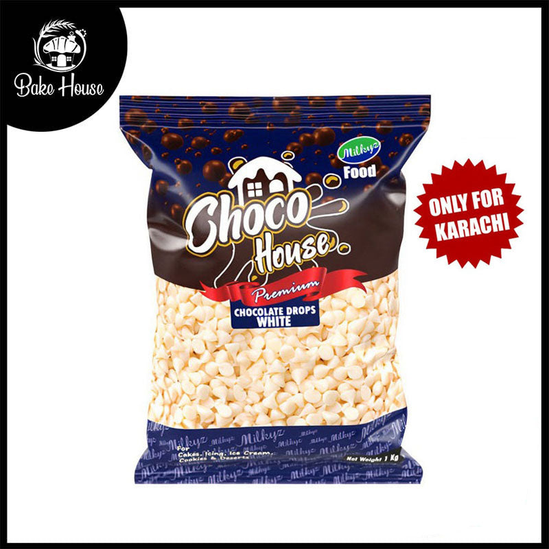 Milkyz Food Choco House White Chocolate Chip 1KG Pack