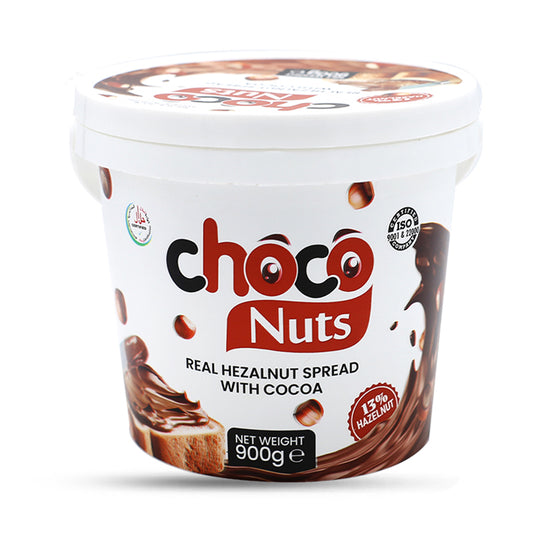 Milkyz Food Choco Nuts Real 13% Hazelnut Spread With Cocoa 900g Bucket