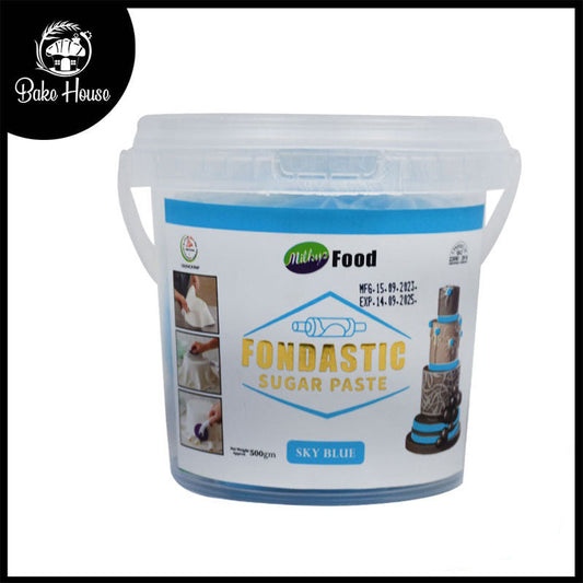 Milkyz Food Fondastic Sky Blue Fondant Sugar Paste 500gm