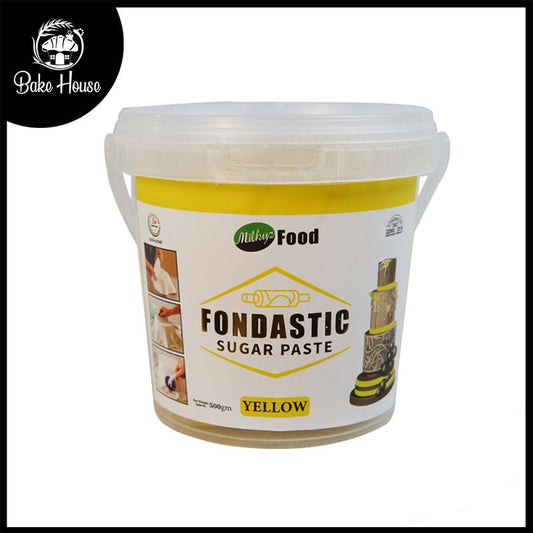 Milkyz Food Fondastic Yellow Fondant Sugar Paste 500gm