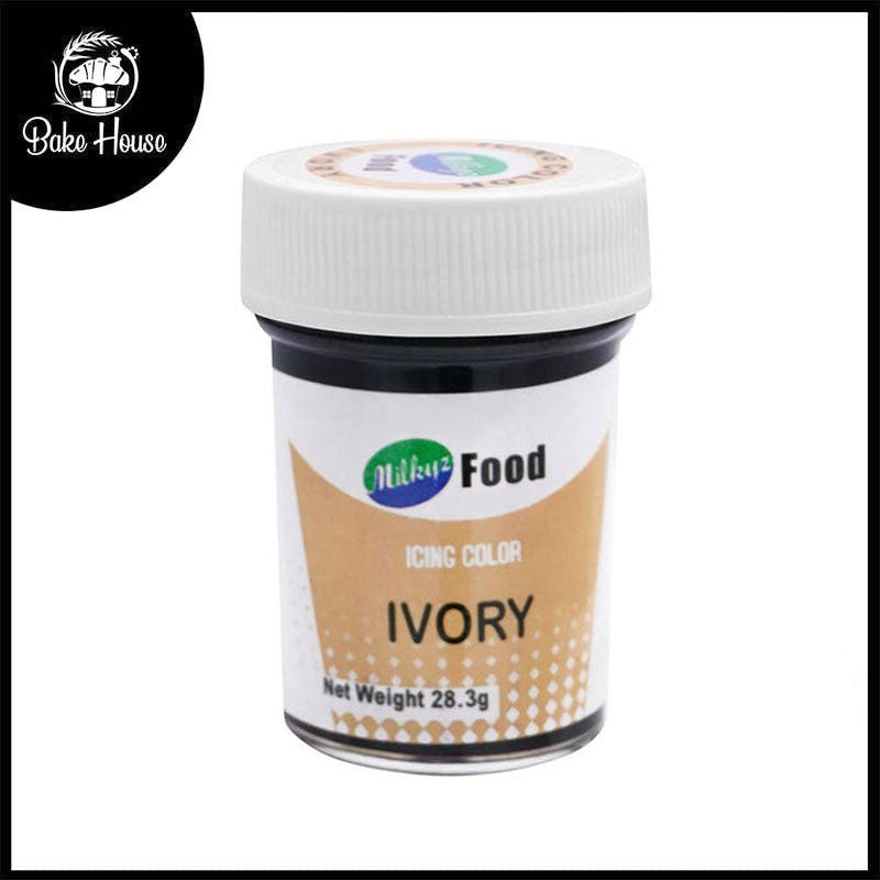 Milkyz Food Gel Icing Color Ivory