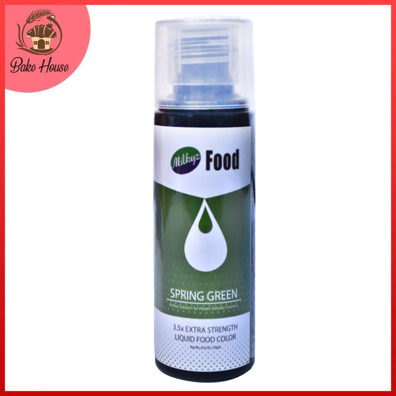 Milkyz Food Liquid Food Color Deep Spring Green 120ML Bottle – Bake ...