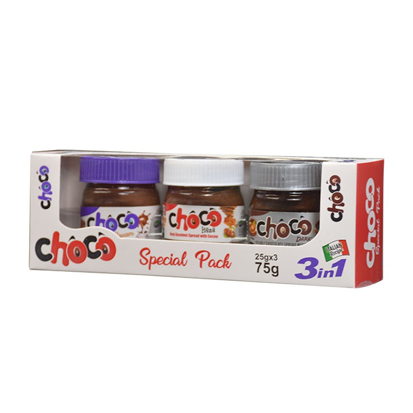 Milkyz Food Mini Choco Spread Special Eidi Pack 25g Jar 3Pcs