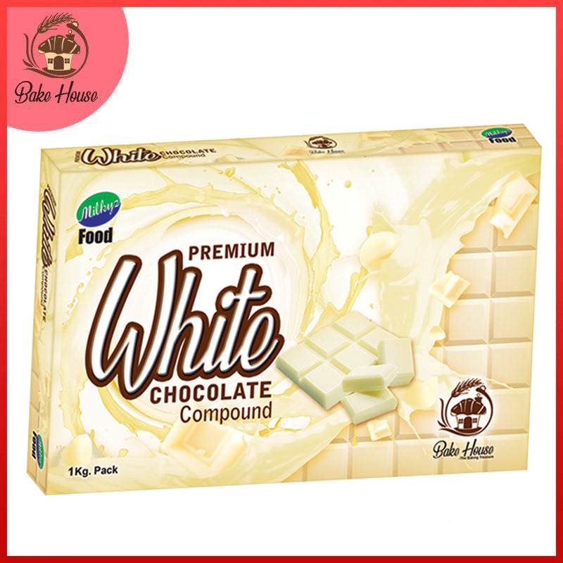 Milkyz Food Premium White Chocolate Compound 1KG Pack