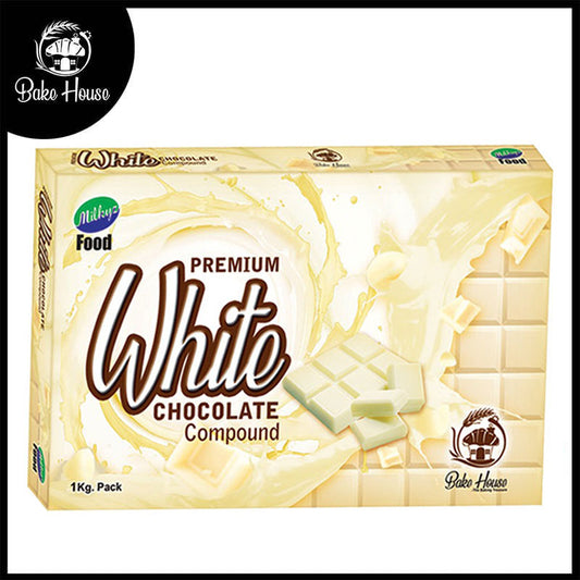 Milkyz Food Premium White Chocolate Compound 1KG Pack