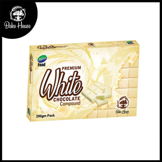 Milkyz Food Premium White Chocolate Compound 250g Pack