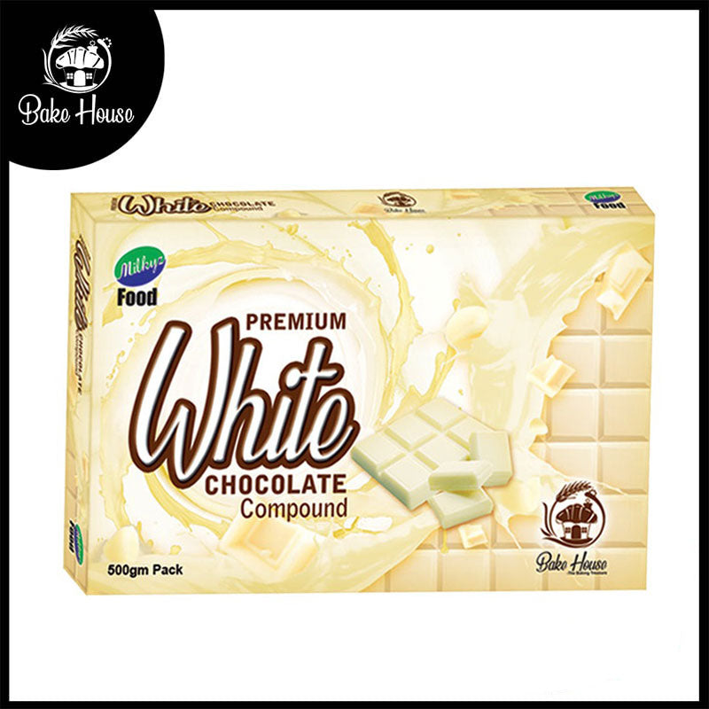 Milkyz Food Premium White Chocolate Compound 500g Pack