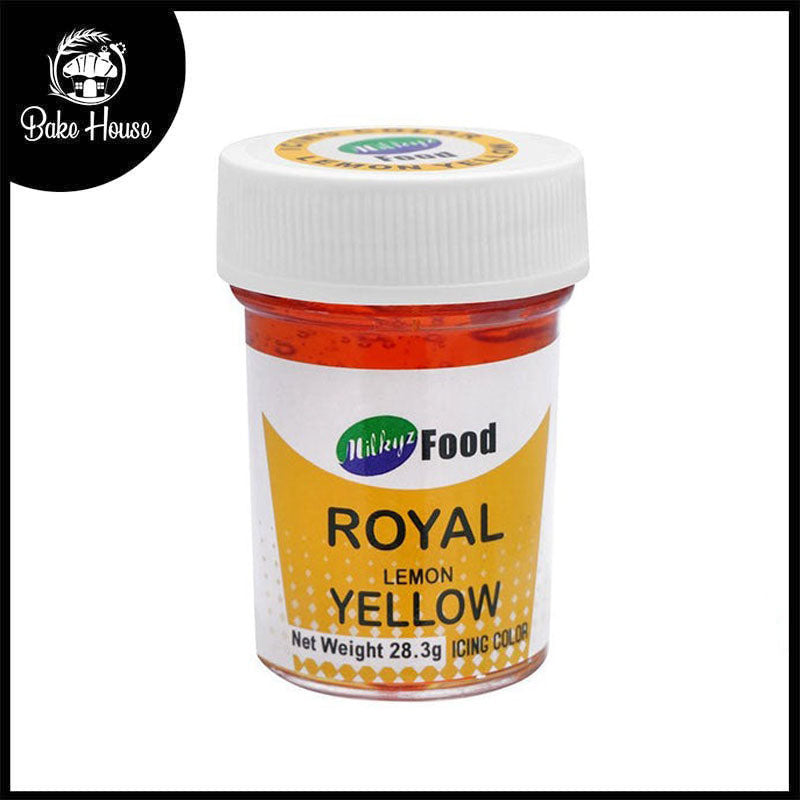 Milkyz Food Royal Gel Icing Color Lemon Yellow