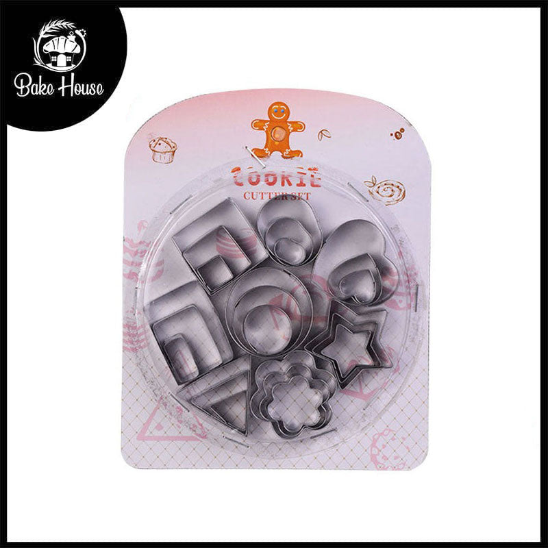 Mini Cookie Biscuit 24 Pcs Cutters Set Stainless Steel