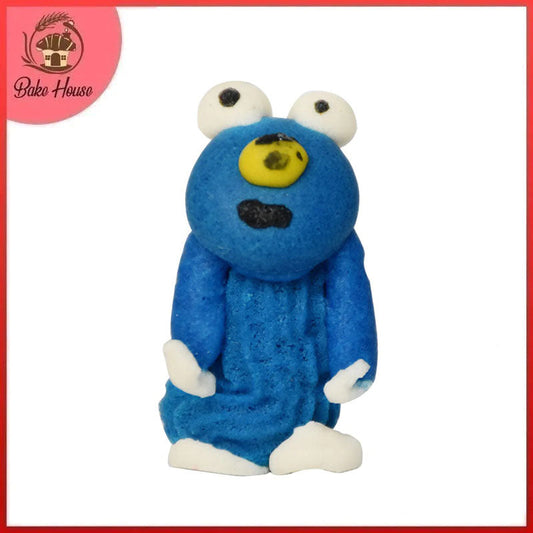 Mini Cookie Monster Cartoon Edible Fondant Toy (Position 1)