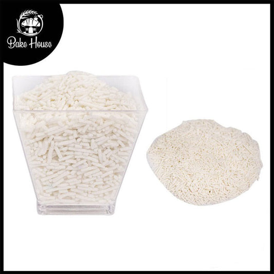 Edible Cake Decorating Vermicelli 200g Pack (White)