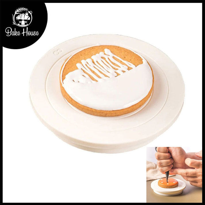 Mini Cookie Rotating Turntable Plastic