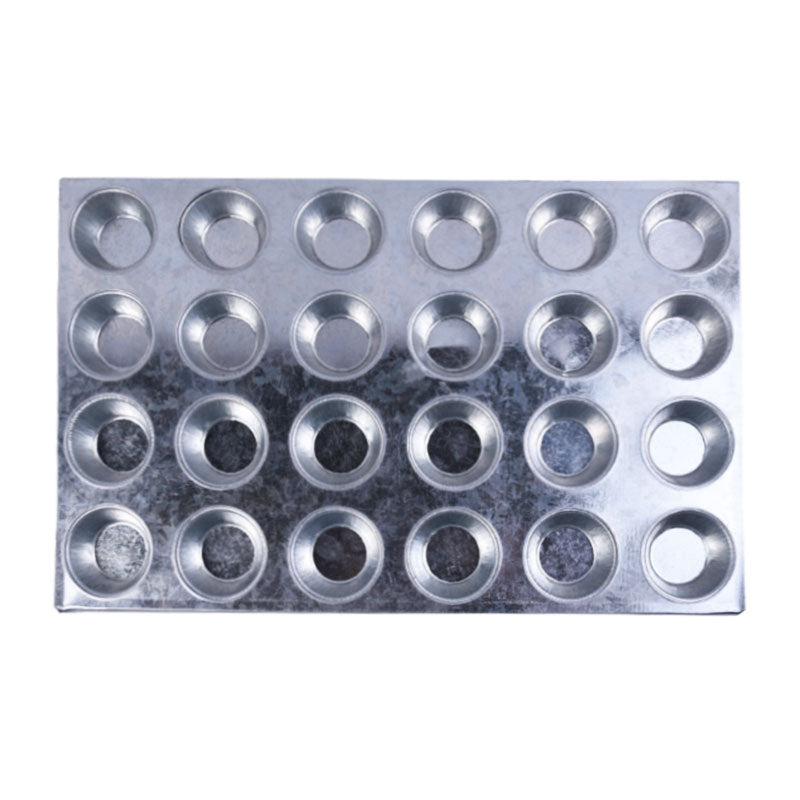 Mini Cupcake Muffin Baking Tray Iron 24 Cavity