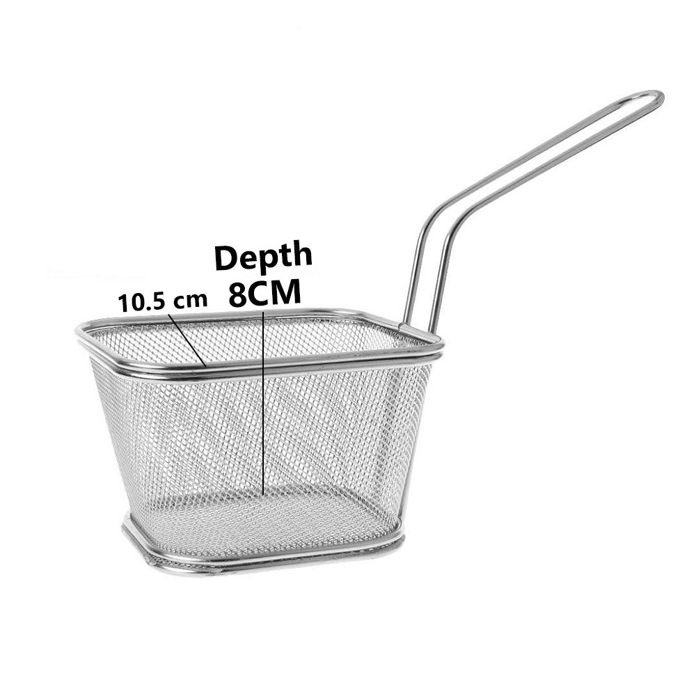 Large Fry Basket Stainless Steel