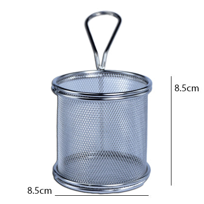 Mini Fry Basket Stainless Steel Round