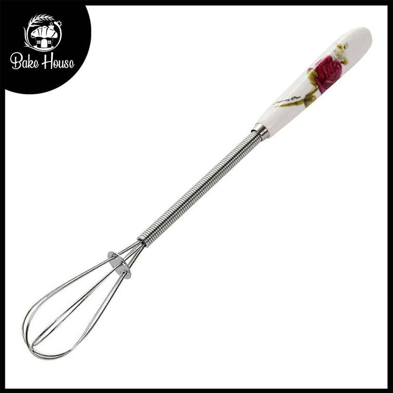 Mini Hand Whisk Stainless Steel Plastic Handle