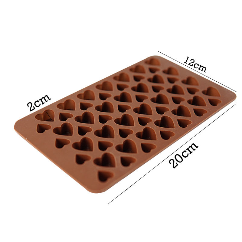 Mini Heart Silicone Chocolate Mold 56 Cavity