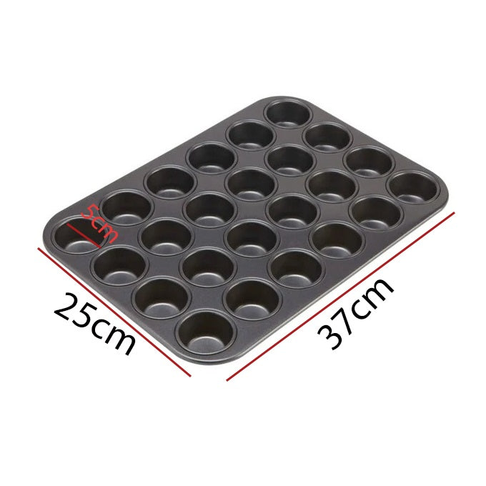 Mini Muffin Tray Non Stick 24 Cavity