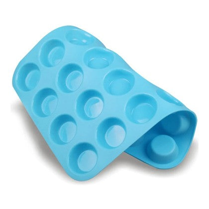 Mini Silicone Muffin Cupcake Baking Tray 24 Cavity