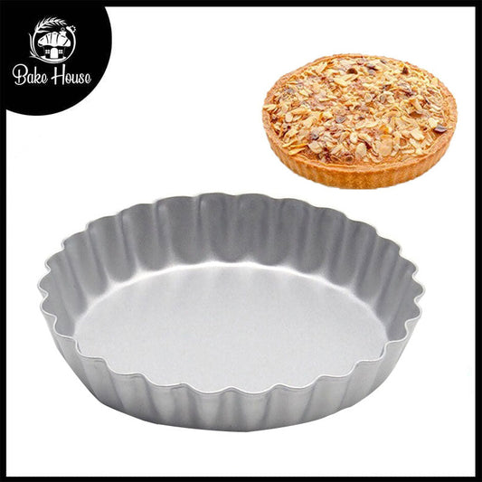 Mini Tart Pie Pan Silver Tin Large Size