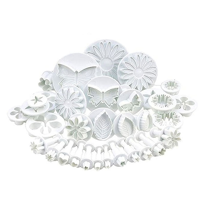 Mix Plunger & Cookie Cutter 33Pcs Set