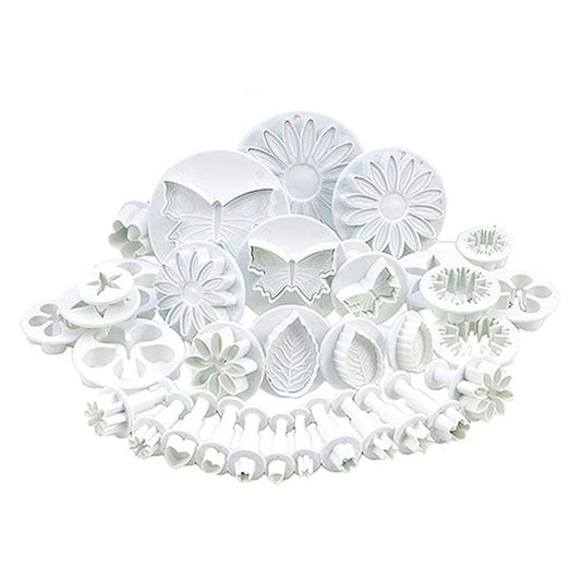 Mix Plunger & Cookie Cutter 33Pcs Set