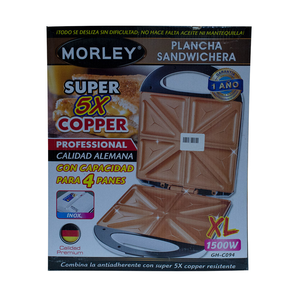 Morley Sandwich Maker Super 5X Copper