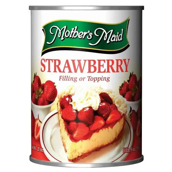 Mothers Maid Strawberry Filling Or Topping 595g