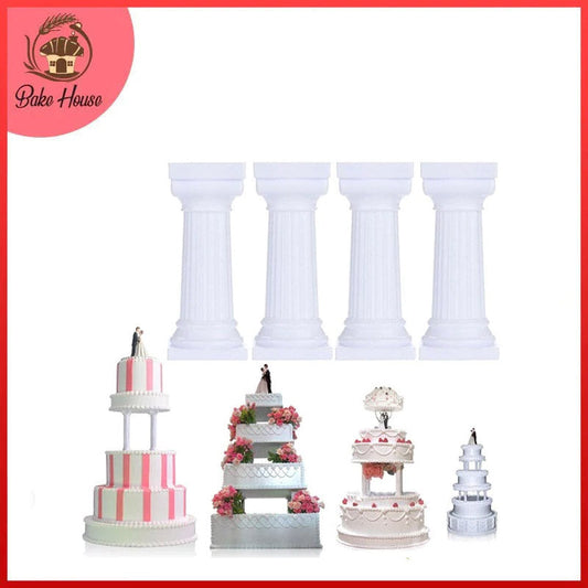 Multi Layer Cake Support Pillars Small Size 4Pcs Set