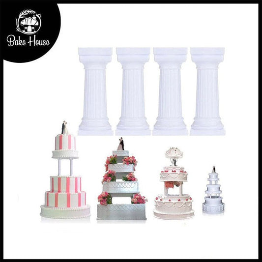 Multi Layer Cake Support Pillars Small Size 4Pcs Set