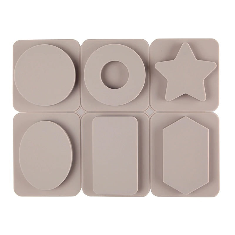 Multi Shape Silicone Soap & Dessert Mold 6 Cavity