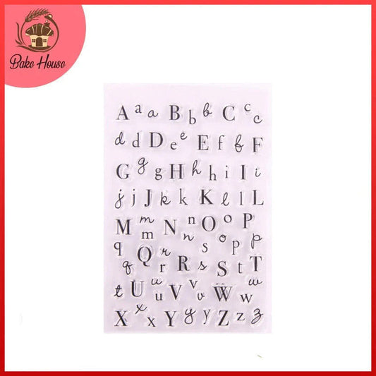 Multiple Style Alphabet Silicone Rubber Stamp