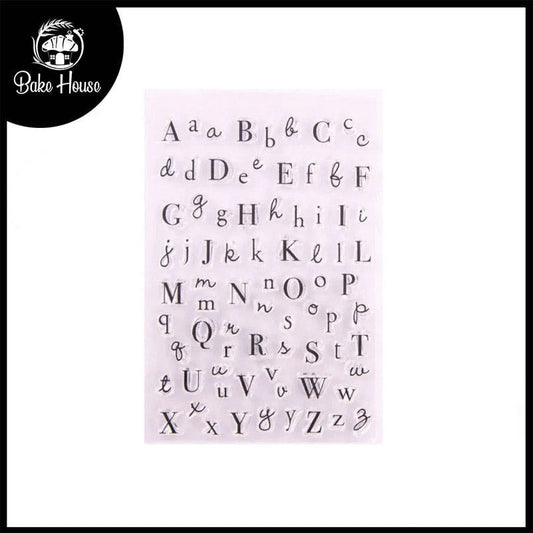 Multiple Style Alphabet Silicone Rubber Stamp