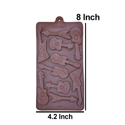 Musical Instruments Silicone Chocolate Mold 10 Cavity