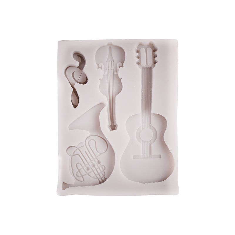 Musical Instruments Silicone Mold 4 Cavity