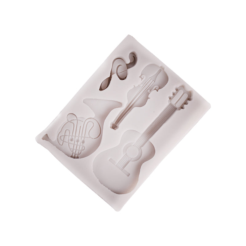 Musical Instruments Silicone Mold 4 Cavity