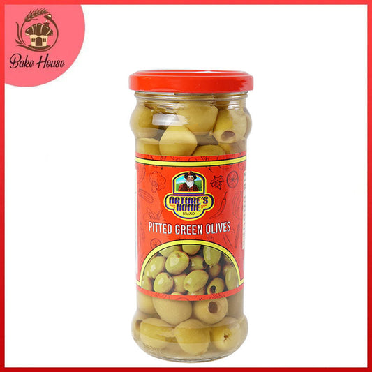 Nature's Home Pitted Green Olives 370gm